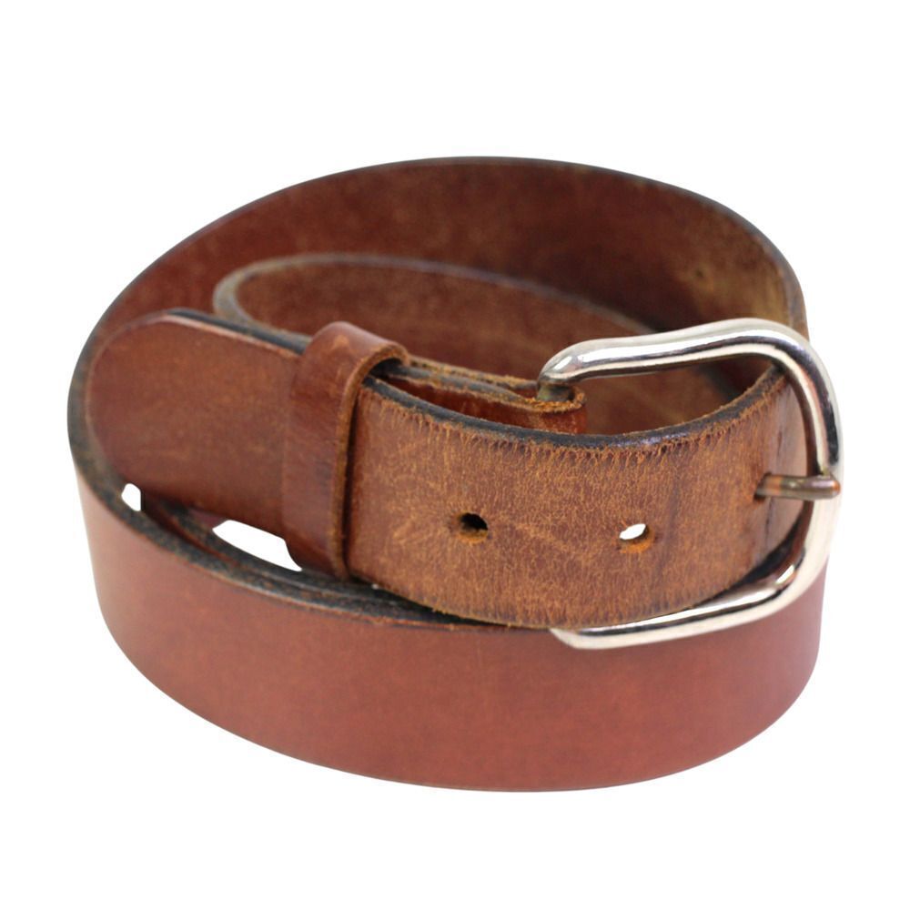 Levi's SADDLE BROWN GENUINE LEATHER 1.25"Wd CASUAL DRESS MEN'S BELT Sz 38/95 (8M - Picture 2 of 12